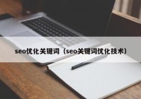 seo优化关键词（seo关键词优化技术）
